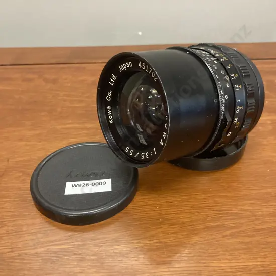 Kowa 55mm f/3.5 Black Lens For Kowa 6 Medium Format Camera